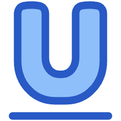 Underline Text 1 Icon from Plump Duo Set