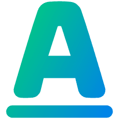 Underline Text 2 Icon from Plump Gradient Set