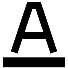 Underline Text 2 Icon from Sharp Remix Set