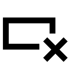 Variable Remove Icon from Sharp Line - Material Pro Set