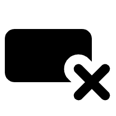 Variable Remove Fill Icon from Rounded Fill - Streamline Material Set