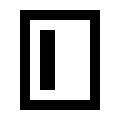 Vertical Align Left Icon from Sharp Line - Streamline Material Set