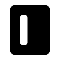 Vertical Align Left Fill Icon from Rounded Fill - Streamline Material Set