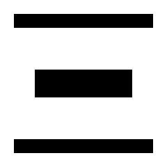 Vertical Distribute Icon from Sharp Line - Material Pro Set