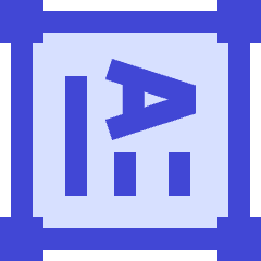 Vertical Text Box Icon from Sharp Duo Set