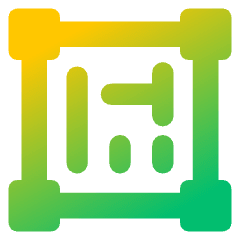Vertical Text Box Icon from Core Gradient Set