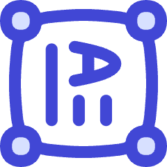 Vertical Text Box Icon from Flex Duo Set