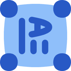 Vertical Text Box Icon from Flex Flat Set