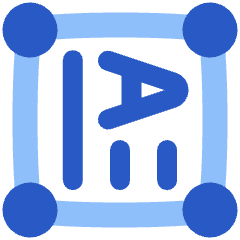 Vertical Text Box Icon from Plump Flat Set