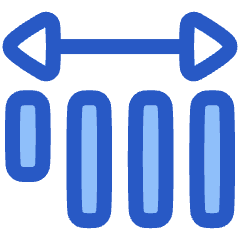 Vertical Text Spacing Icon from Plump Duo Set
