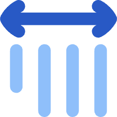 Vertical Text Spacing Icon from Flex Flat Set
