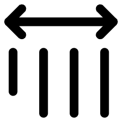 Vertical Text Spacing Icon from Core Line Set