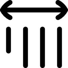 Vertical Text Spacing Icon from Flex Line Set