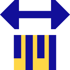 Vertical Text Spacing Icon from Sharp Pop Set