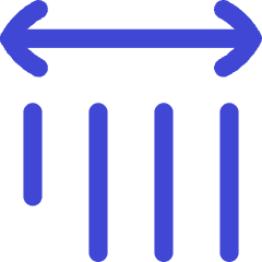 Vertical Text Spacing Icon from Flex Duo Set