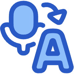 Voice Typing Word Convert Icon from Plump Duo Set