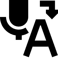 Voice Typing Word Convert Icon from Sharp Remix Set