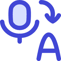 Voice Typing Word Convert Icon from Flex Duo Set