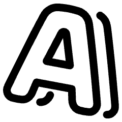 Word Art Icon from Plump Line Set