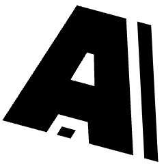 Word Art Icon from Sharp Solid Set