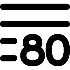 Word Count Icon from Flex Remix Set
