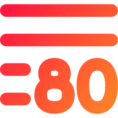 Word Count Icon from Flex Gradient Set