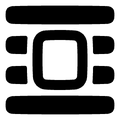 Word Wrap Around Bounding Box Icon from Plump Remix Set
