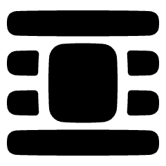Word Wrap Around Bounding Box Icon from Plump Solid Set