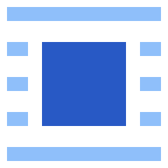 Word Wrap Around Bounding Box Icon from Sharp Flat Set