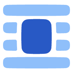 Word Wrap Around Bounding Box Icon from Plump Flat Set