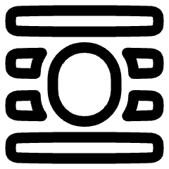 Word Wrap Around Object Icon from Plump Line Set