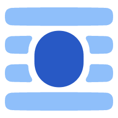 Word Wrap Around Object Icon from Plump Flat Set
