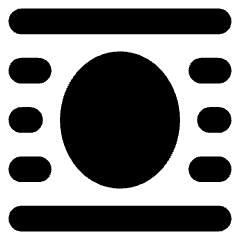 Word Wrap Around Object Icon from Core Solid Set