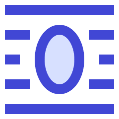 Word Wrap Around Object Icon from Sharp Duo Set