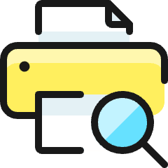 Printer View Icon from Ultimate Colors Set