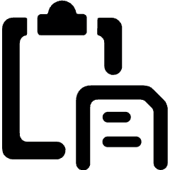 Task Text Icon from Ultimate Bold Set