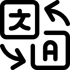 Translate Icon from Ultimate Regular Set