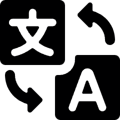 Translate Icon from Ultimate Bold Set