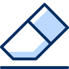 Eraser Icon from Cyber Duotone Set