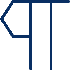 Paragraph Icon from Cyber Line Set