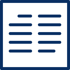 Paragraph Two Columns Icon from Cyber Line Set