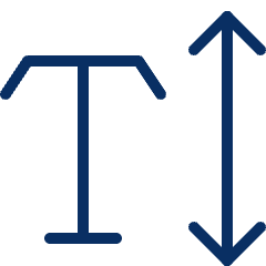 Scale Vertical Icon from Cyber Line Set