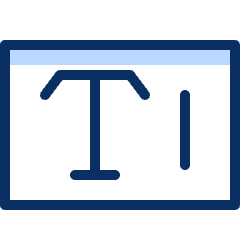 Text Input 3 Icon from Cyber Duotone Set