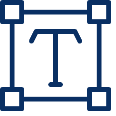 Text Vector Icon from Cyber Line Set