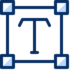 Text Vector Icon from Cyber Duotone Set