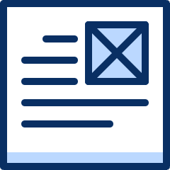 Wrap Text Around Icon from Cyber Duotone Set