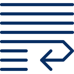 Wrap Text Icon from Cyber Duotone Set