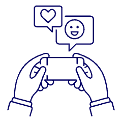 Chatting 3 Illustration from UX Line Set