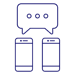 Chatting 4 Illustration from UX Line Set