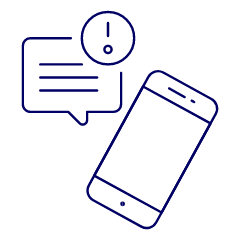 Message Notification Illustration from UX Line Set